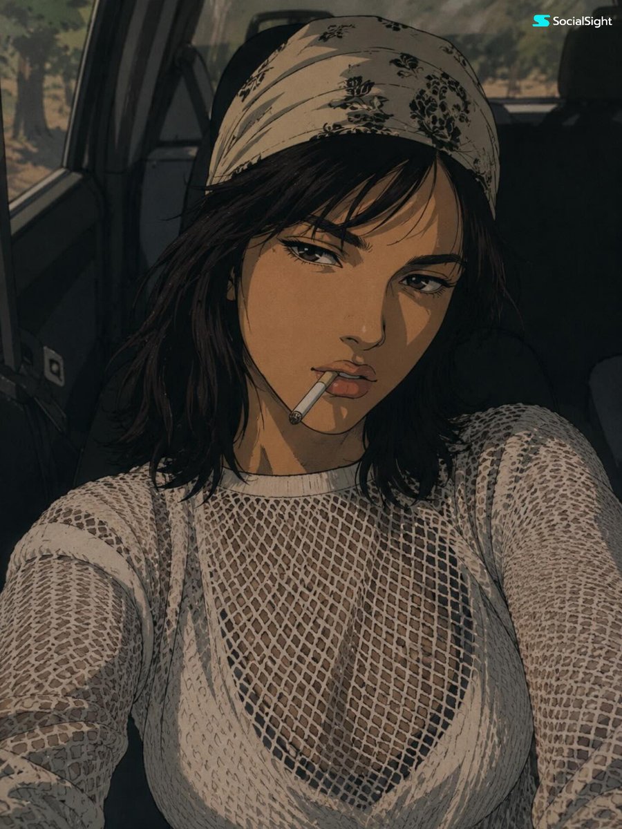 1990s Anime Rebel Portrait — example output