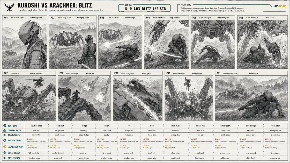 Storyboard Sheet — example output