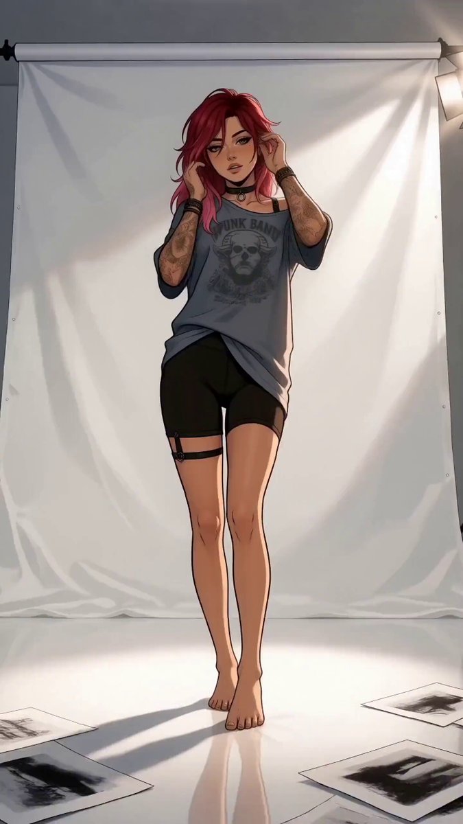 Anime Editorial Fashion Film — example output