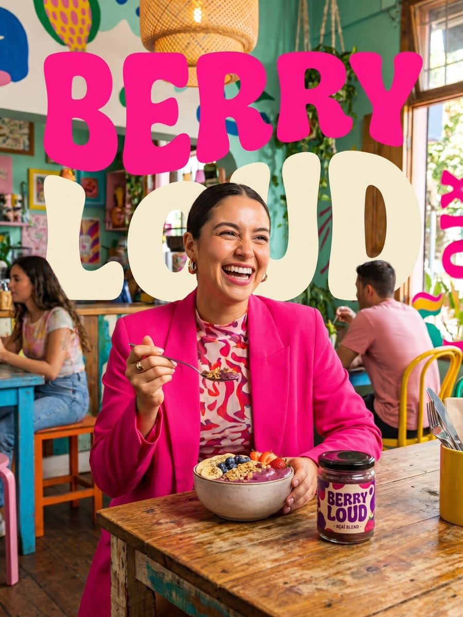 Berry Loud Acai Bowl Food Ad — example output