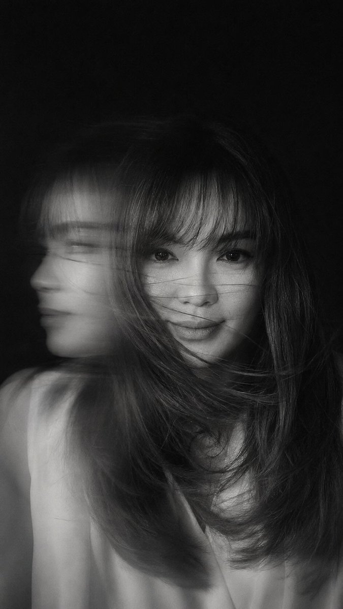 Cinematic B&W Portrait — example output