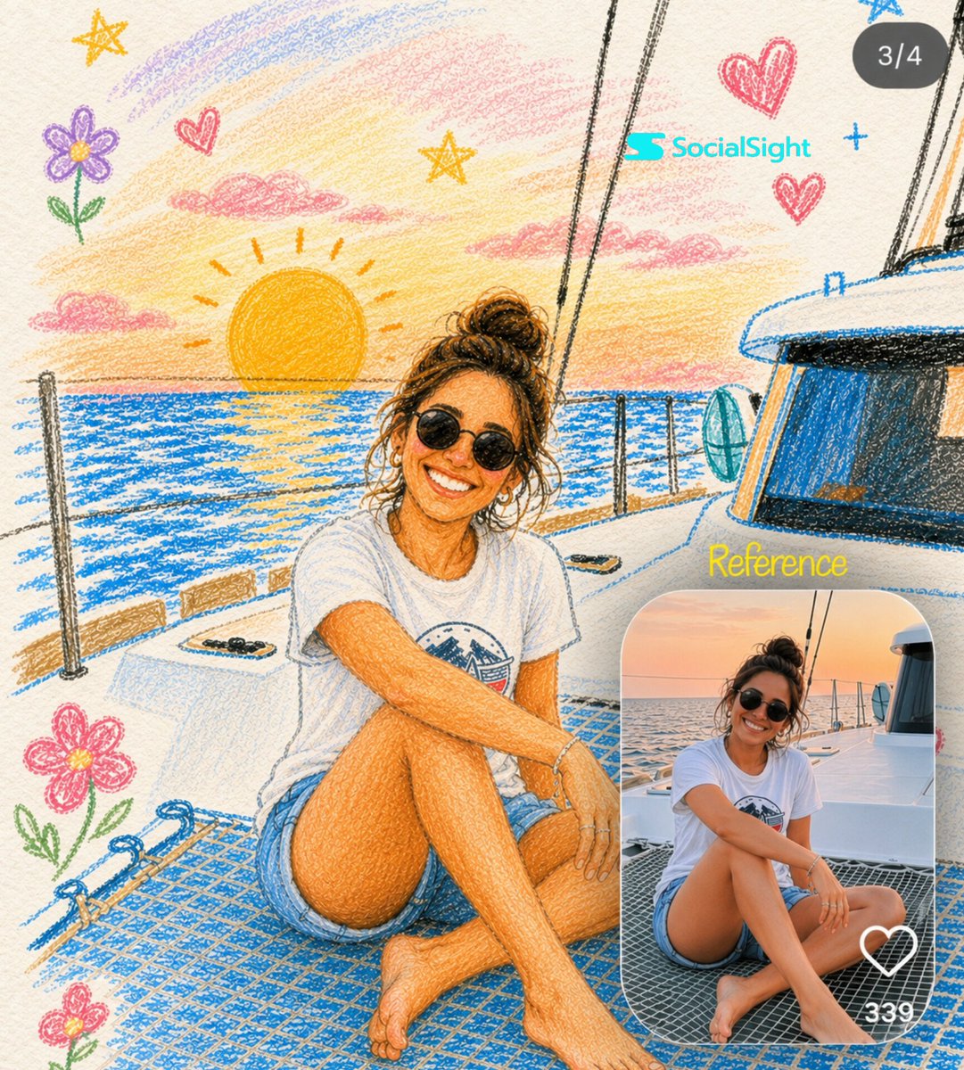 Colored Pencil Photo Transformation — example output