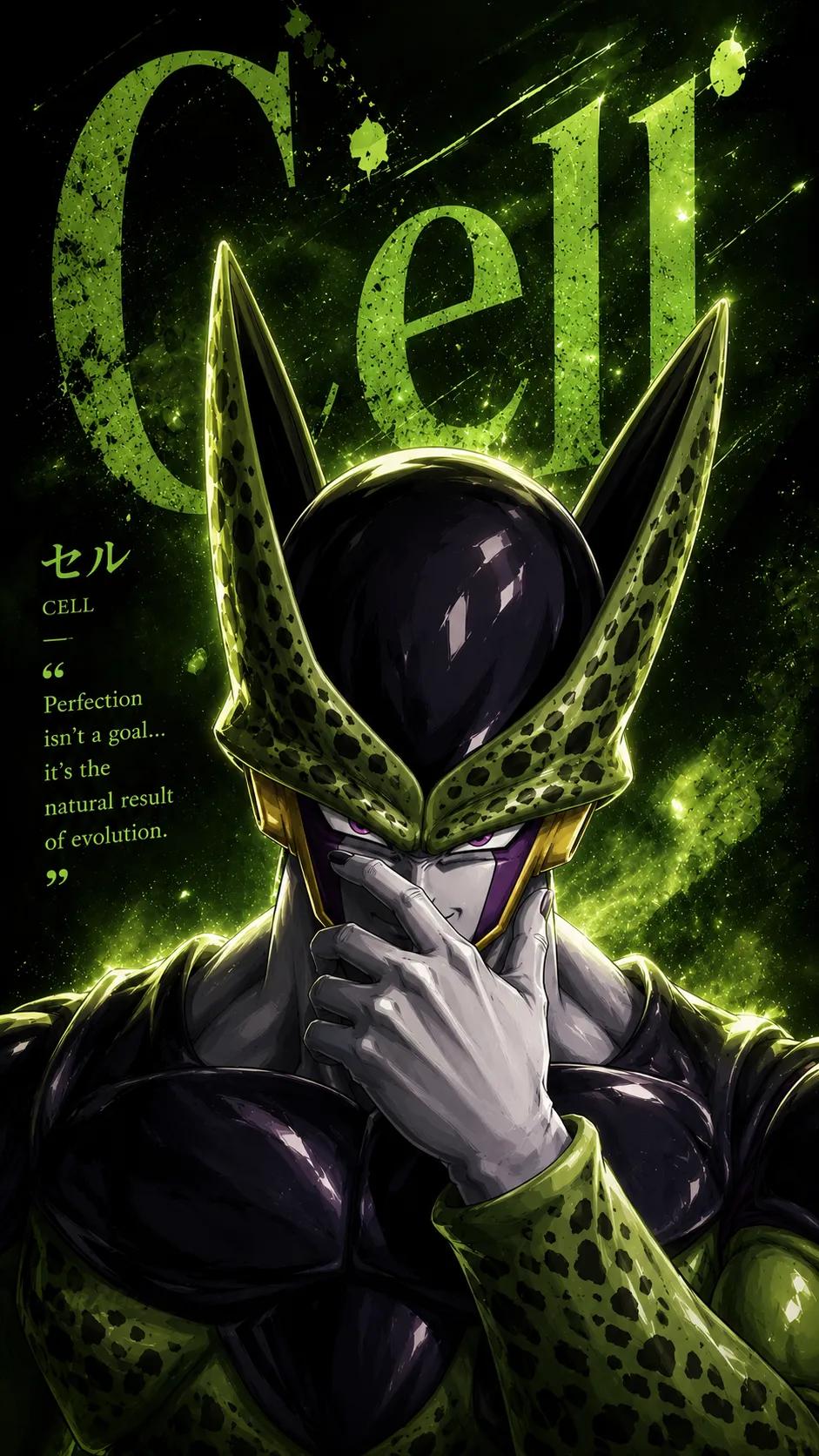 Cosmic Anime Villain Poster — example output