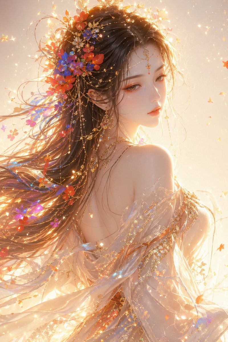 Fantasy Female Half-portrait — example output