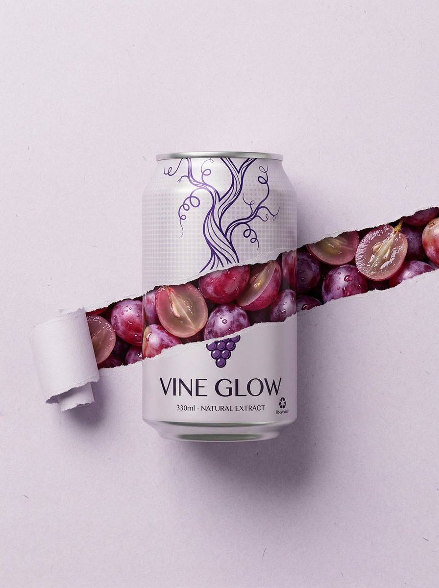 Grape Reveal Can Product Shot — example output