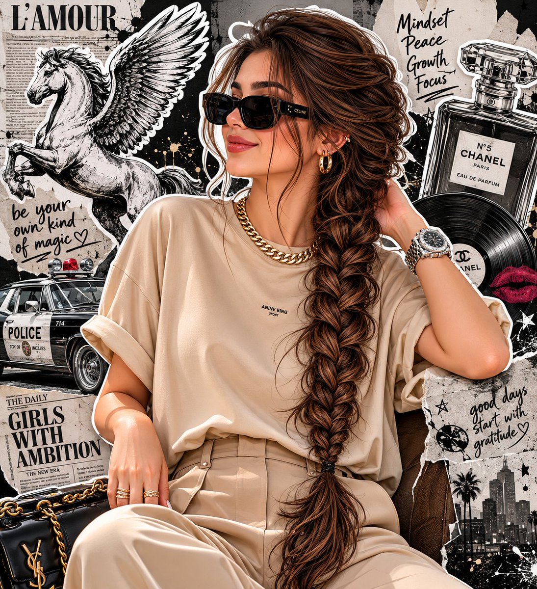 Grunge Fashion Editorial Collage — example output