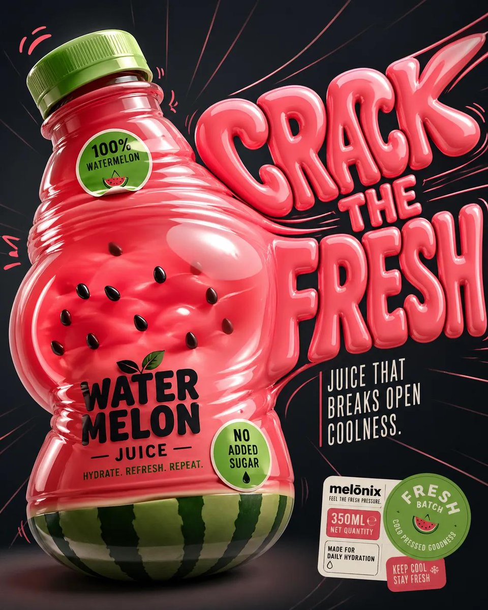 Inflatable Orange Juice Poster — example output