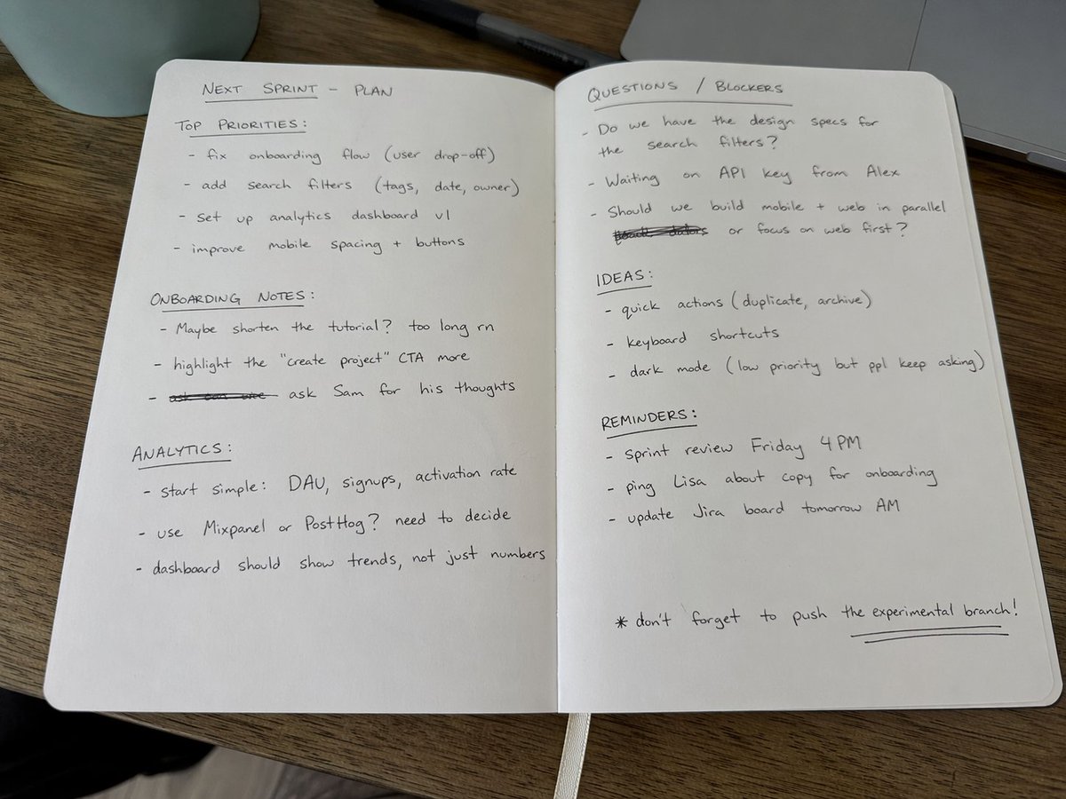 iPhone Candid Notebook Photo — example output