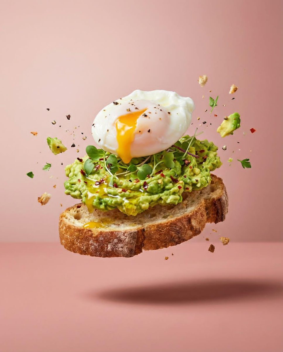 Levitating Food Photography Set — example output
