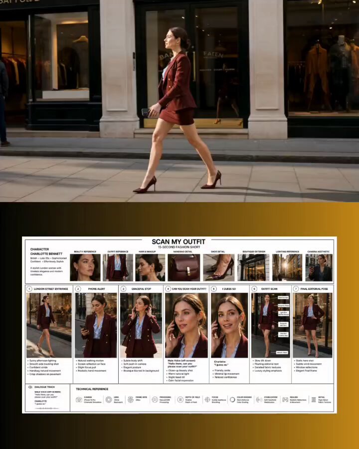 London Fashion Street Portrait — example output