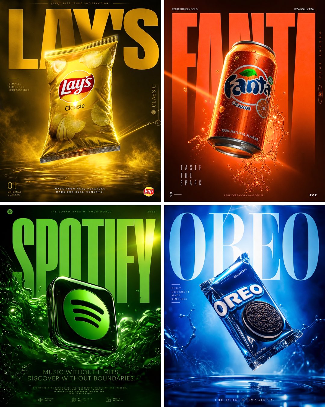 Luxury Brand Ad Campaign Poster — example output