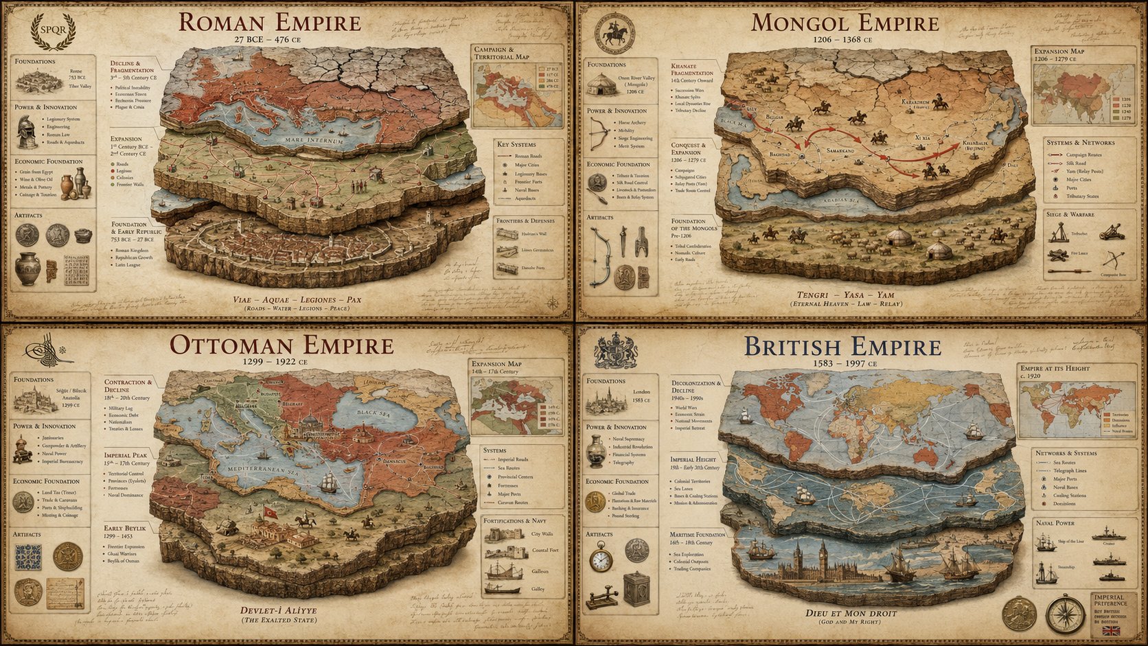 Luxury Historical Civilization Strategy Card — example output