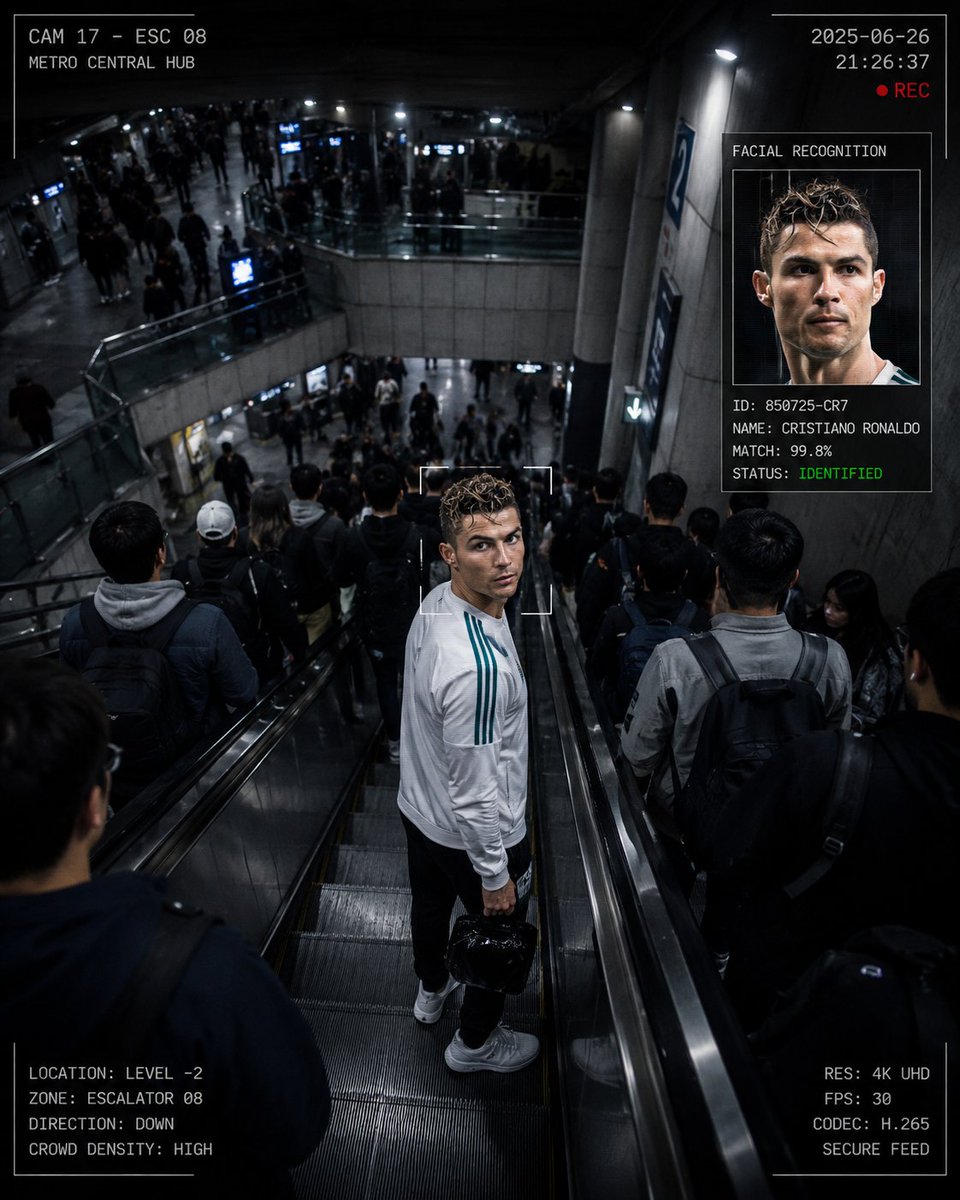 Metro CCTV Thriller Frame — example output