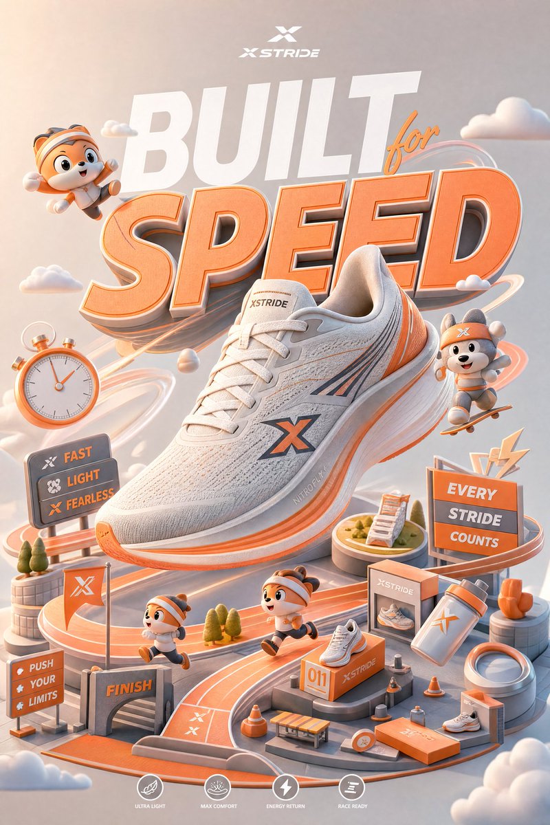 Miniature Brand Universe Shoe — example output
