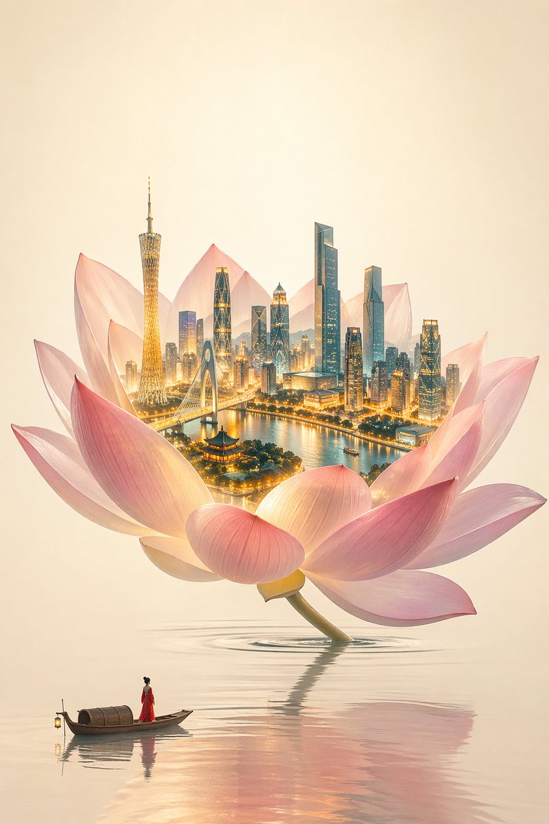 Chinese Minimalist Floral Illustration — example output