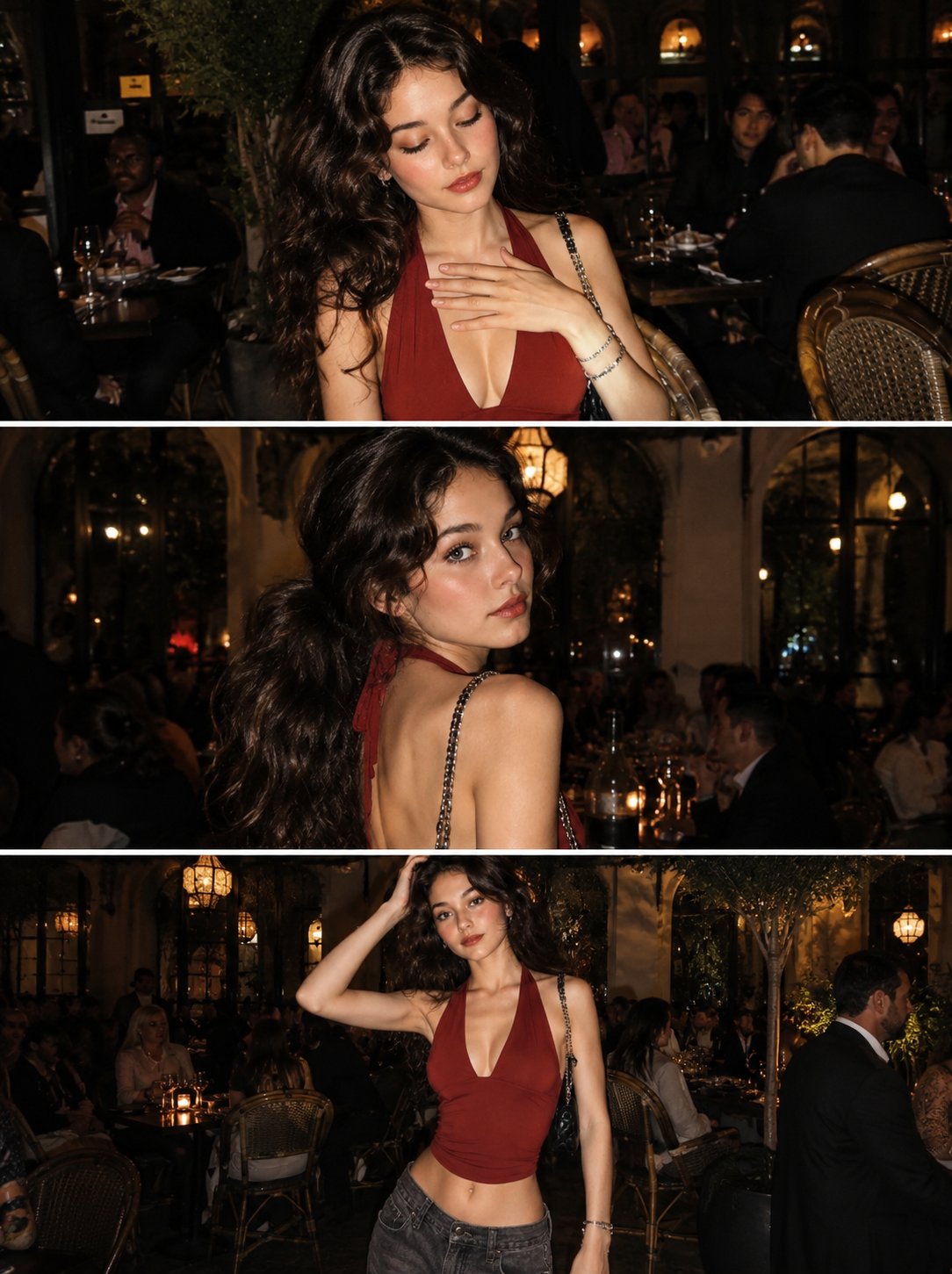 Nightlife Restaurant Flash Collage — example output