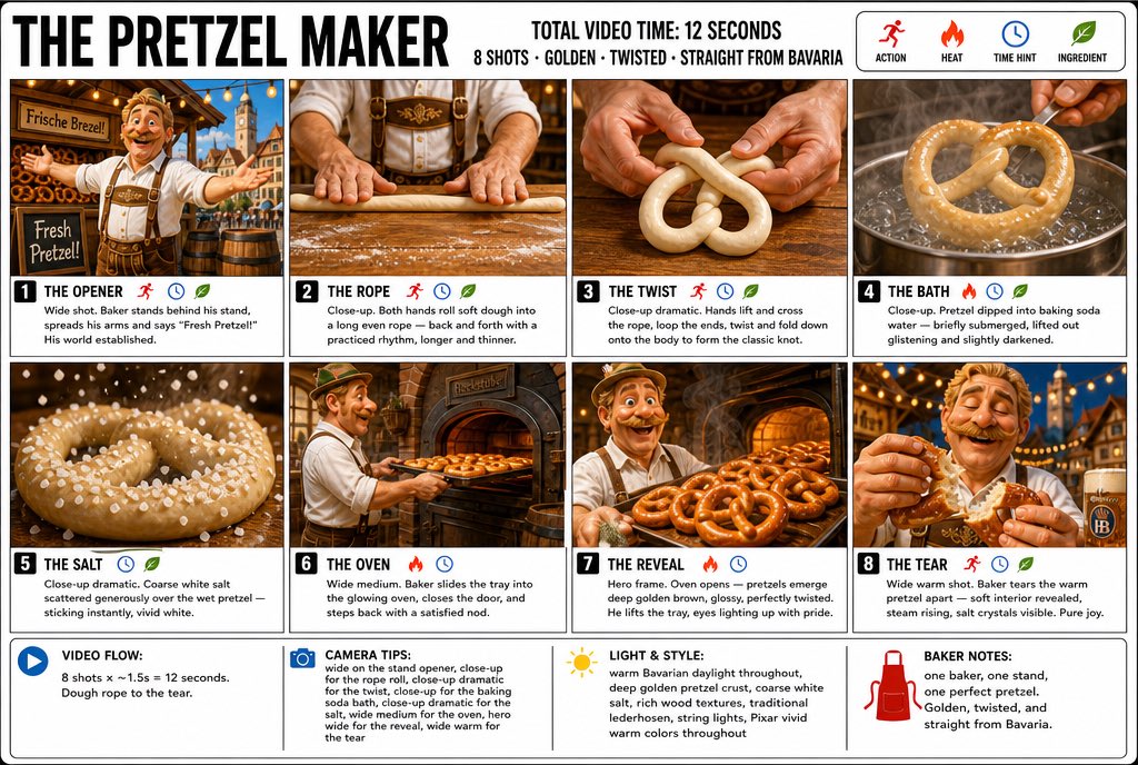 Pretzel Maker Storyboard — example output
