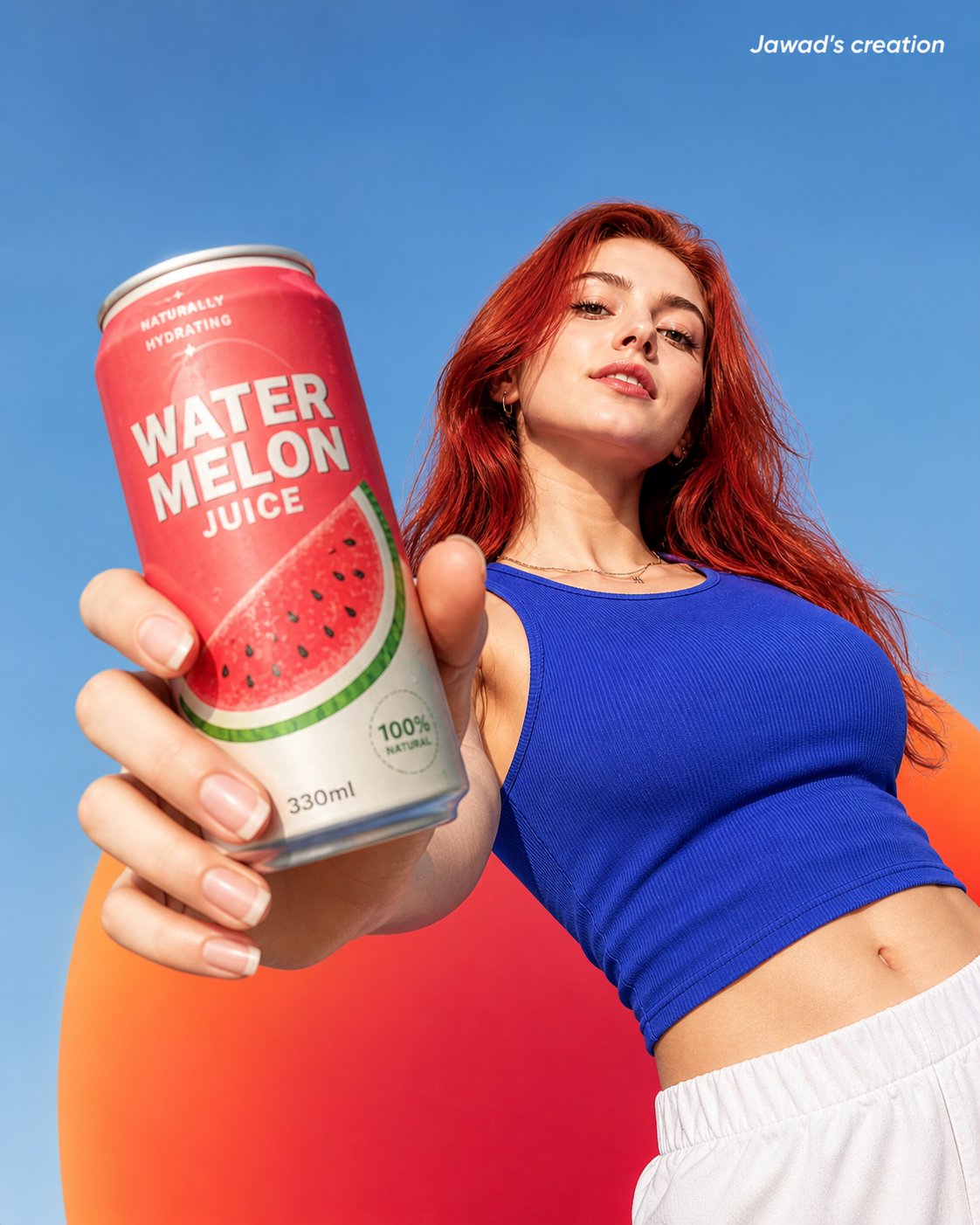 Product Photography Juice Ad — example output