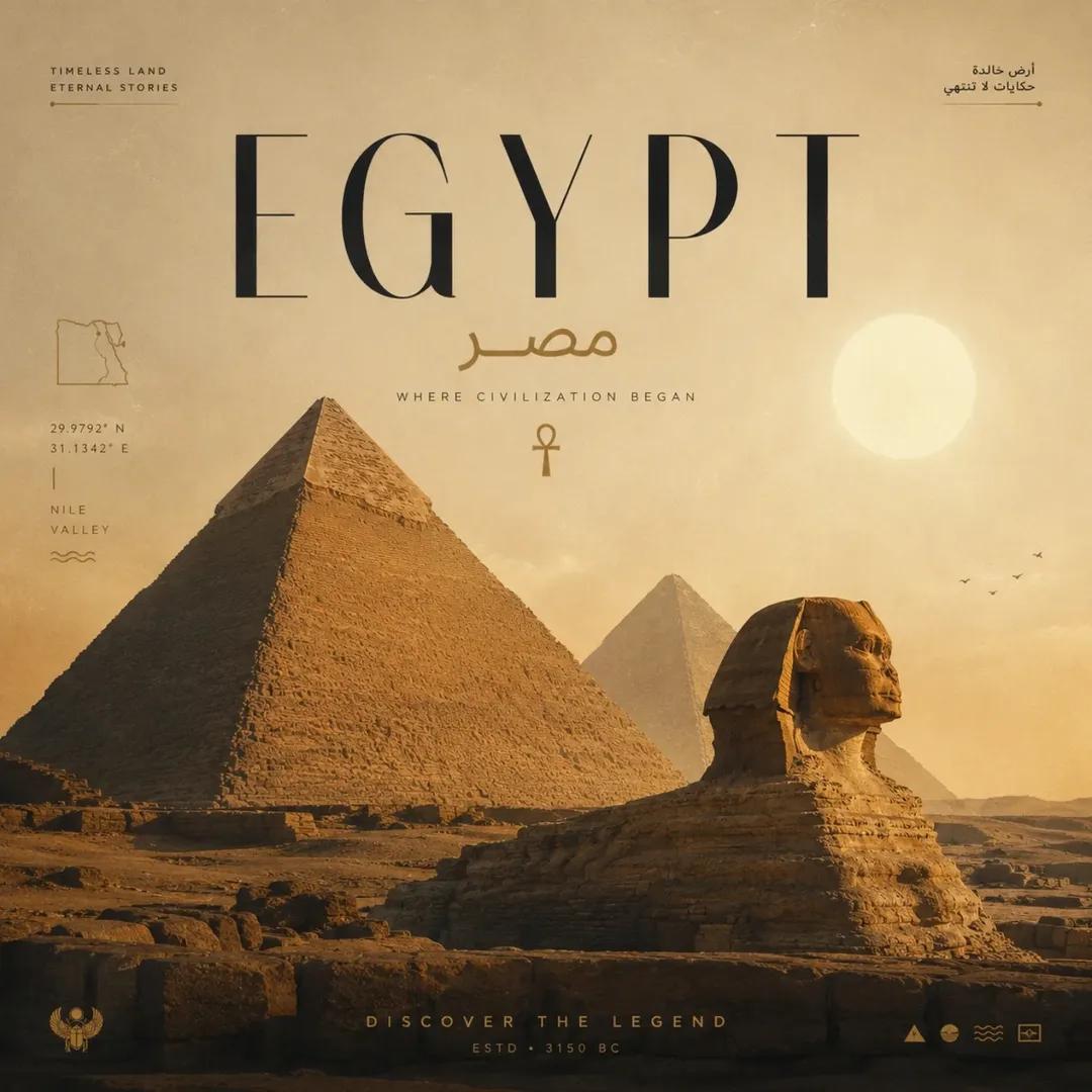 Retro Travel Poster Collage — example output