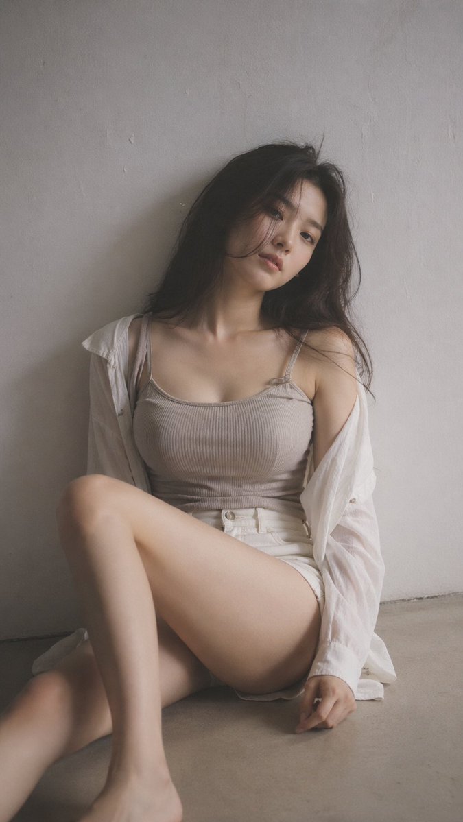 Soft Black Mist Editorial Portrait — example output