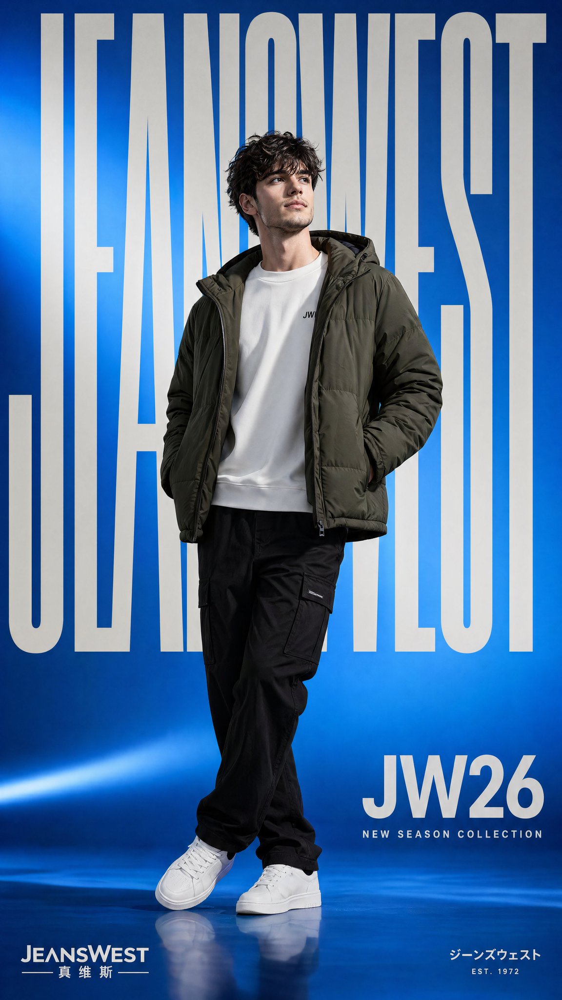 Streetwear Fashion Campaign Asian Apparel Poster — example output
