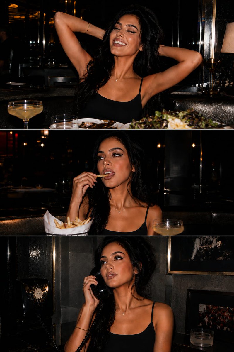 Three-Frame Nightlife Collage — example output
