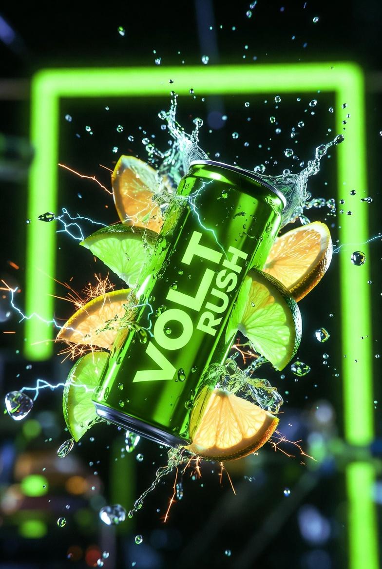 VOLT Rush Citrus Burst — example output