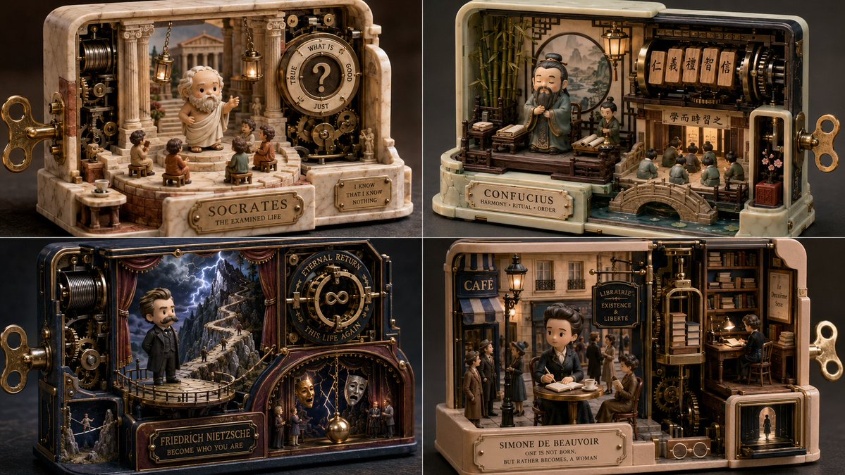 Wind-Up Miniature World — example output