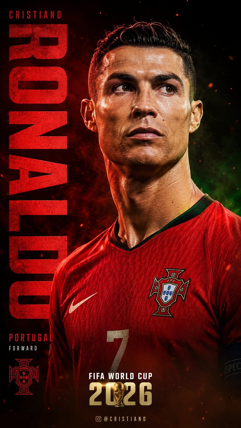 World Cup Hero Poster — example output