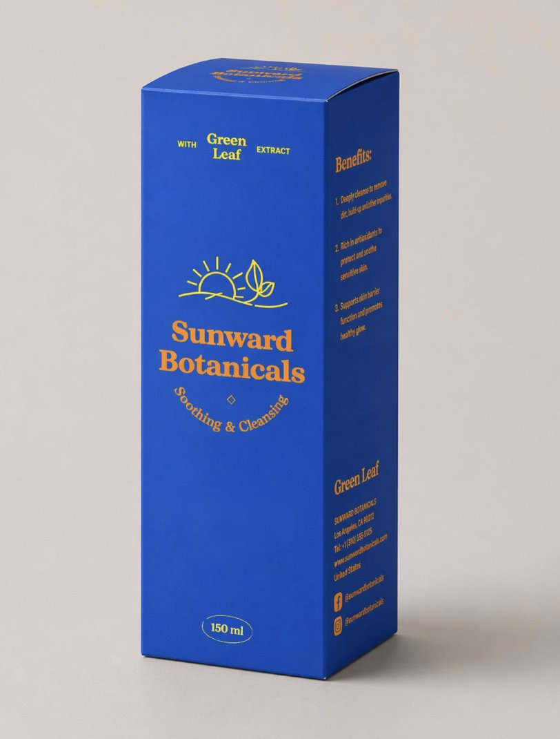 3D Product Box Dieline Visualization — example output