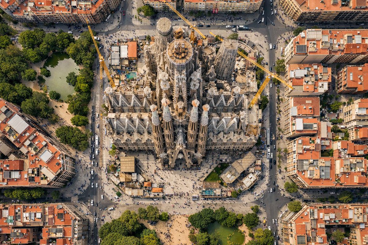 Aerial View of Landmark — example output