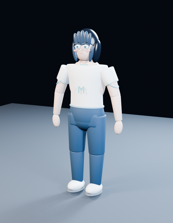 2D Anime to 3D Toy Avatar — example output