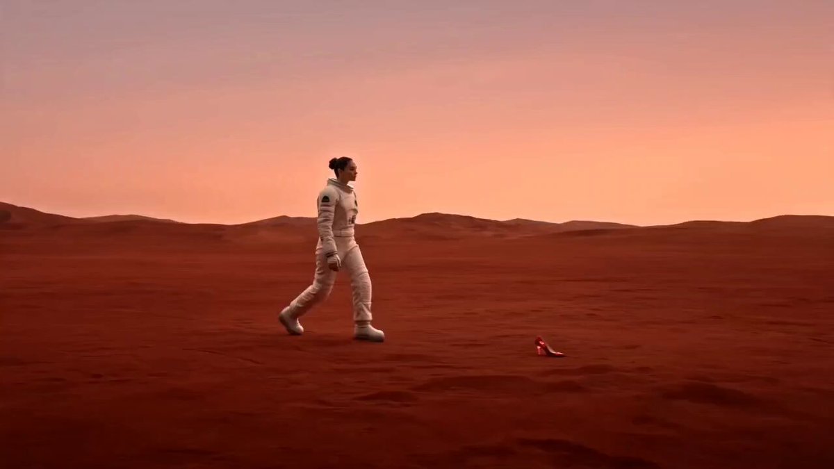 Astronaut Martian High Heels Ad — example output