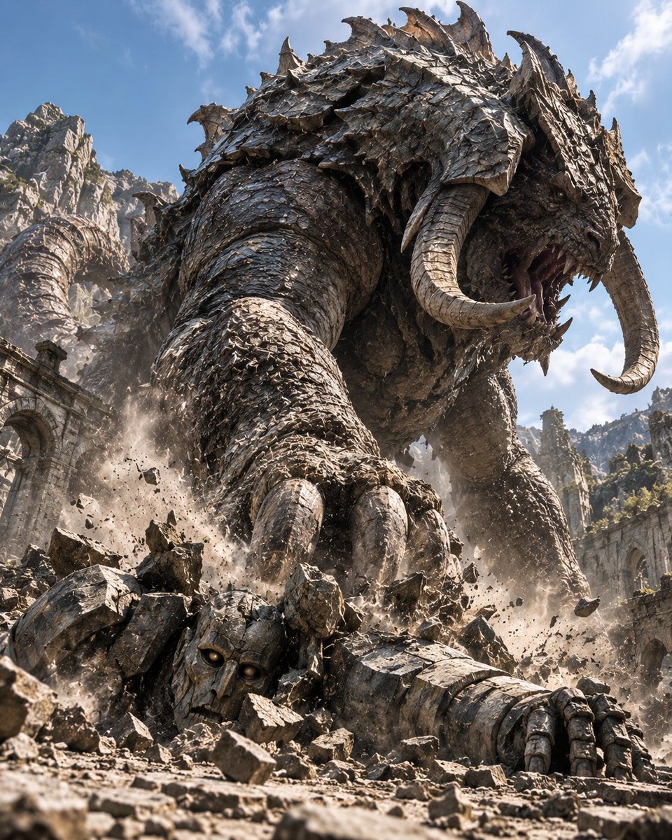 Behemoth Crushing Golem — example output