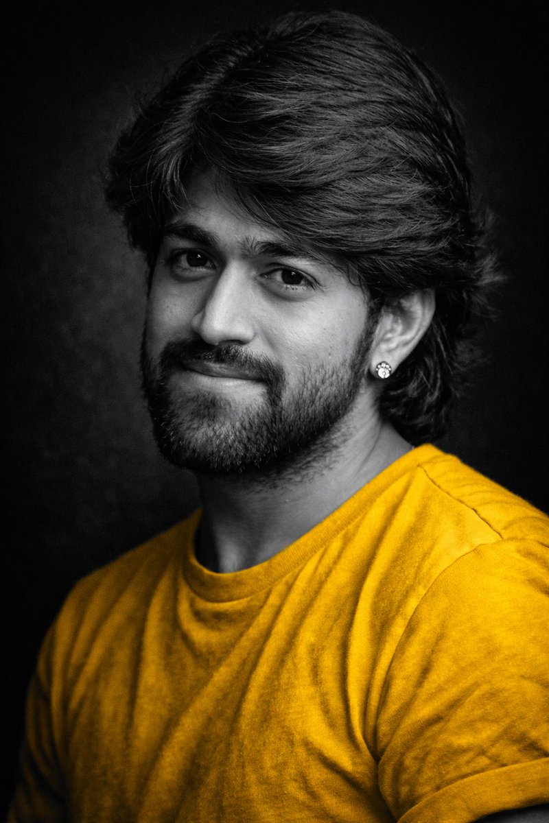 Black and White Fine Art Portrait with Selective Color — example output
