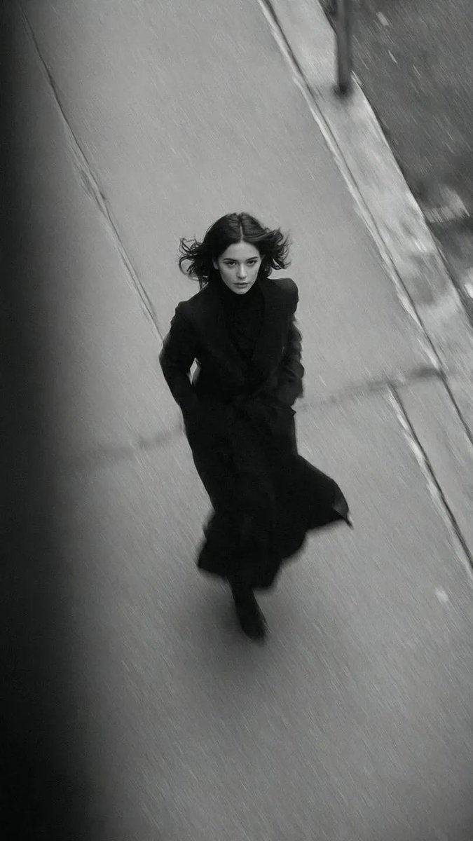 Black and White Vogue Fashion Shoot — example output