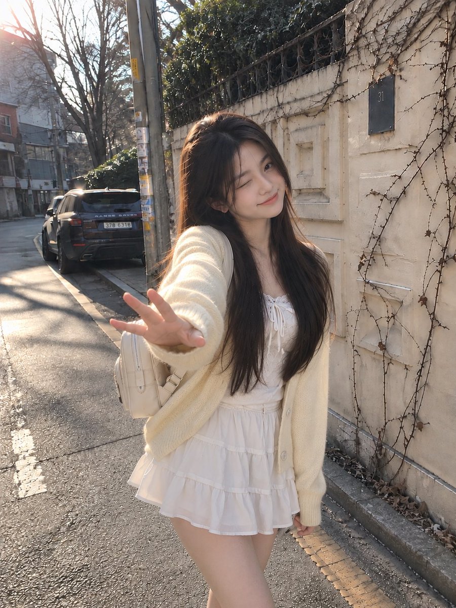 Candid Winter Smartphone Portrait โ example output