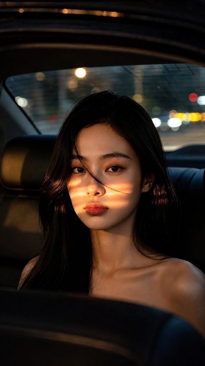 Cinematic Night Car Portrait — example output