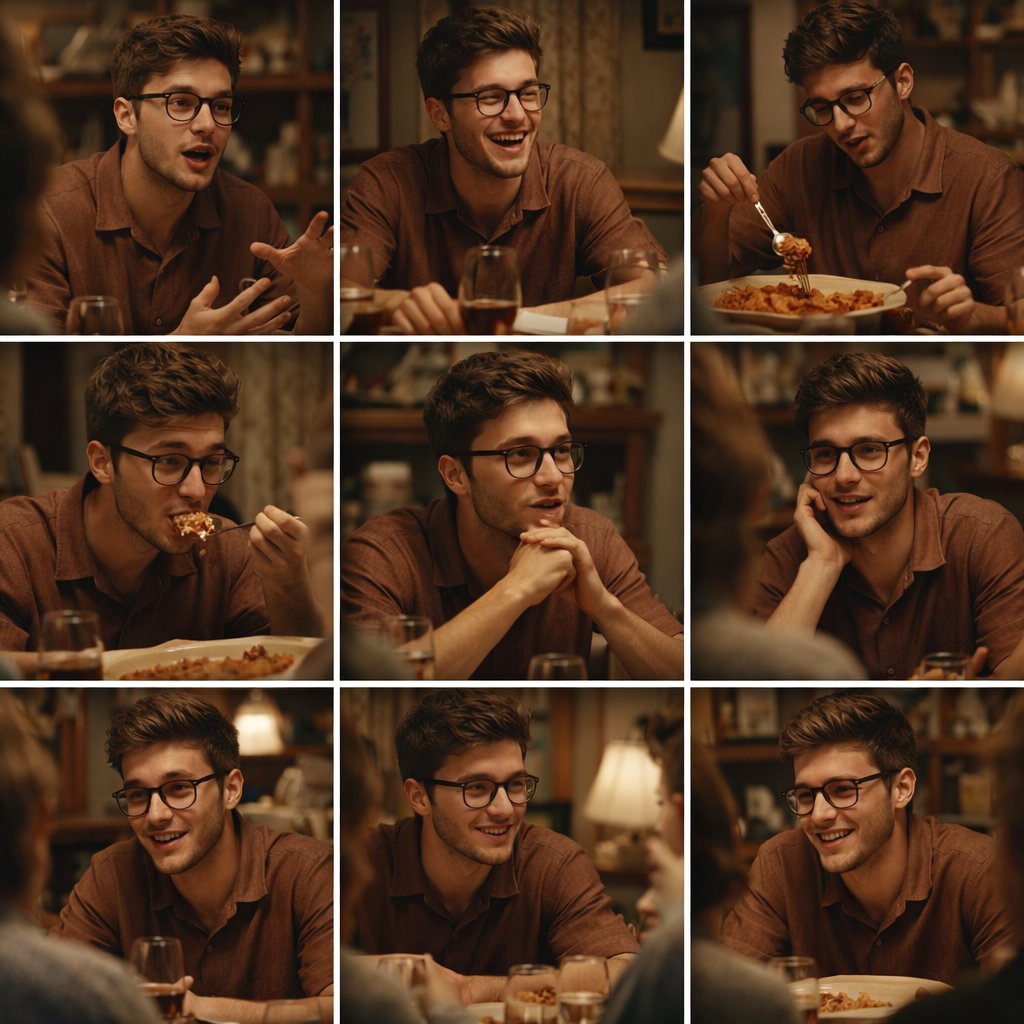 Cinematic Storyboard Contact Sheet — example output