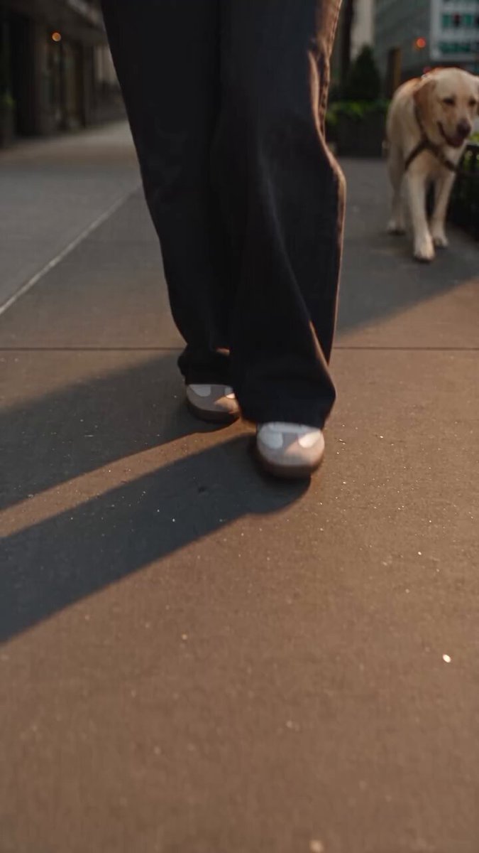 Magical Slow-Motion City Walk — example output