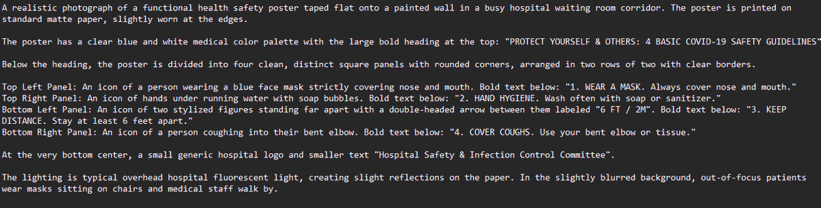 Complex Text and Diagrams Prompt (Screenshot) — example output
