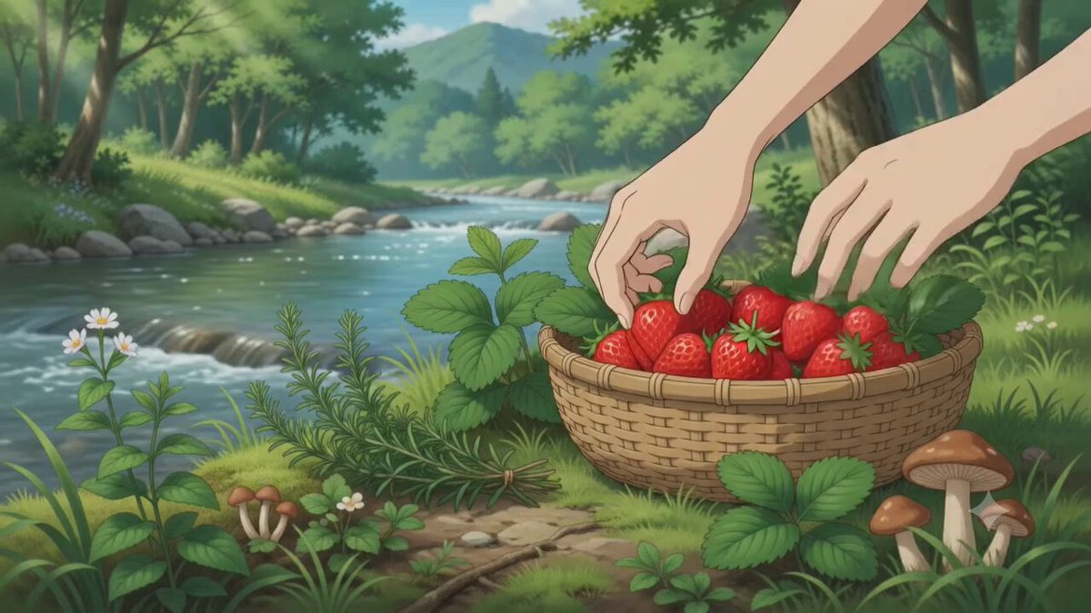 Countryside Omurice Preparation Anime — example output