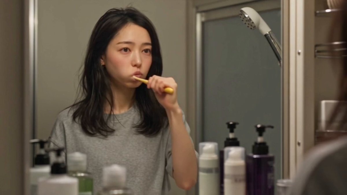 Exhausted Tokyo Office Worker Cinematic Narrative — example output