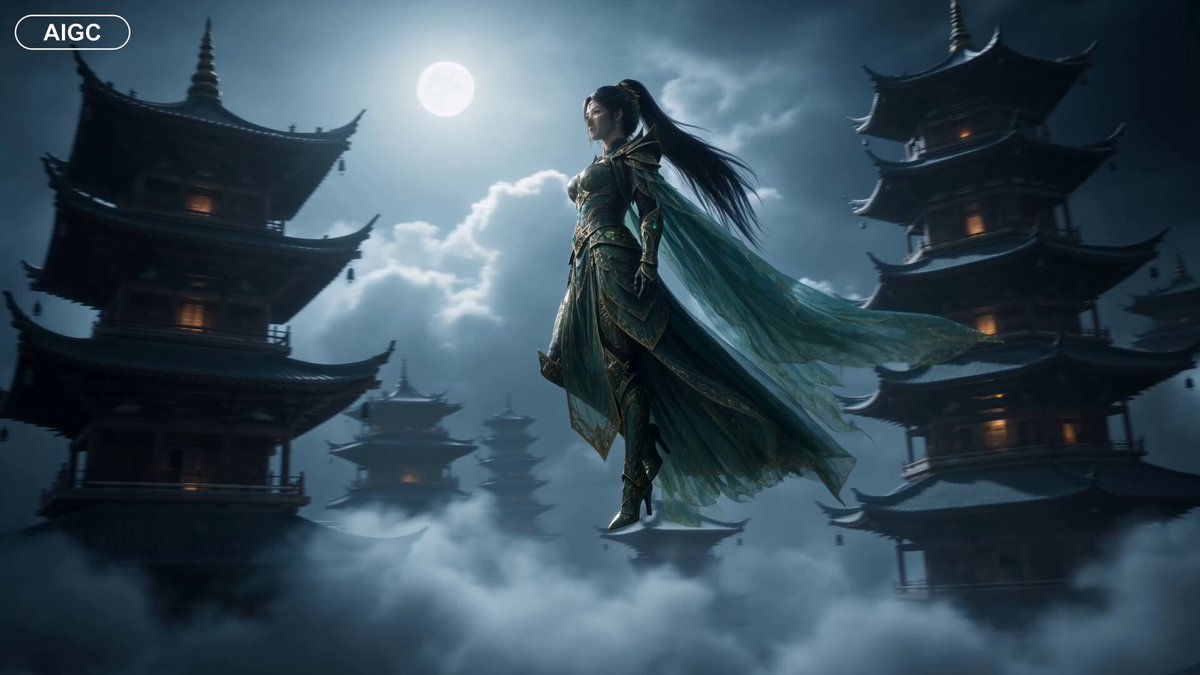 Fantasy Warrior Transformation Sequence — example output
