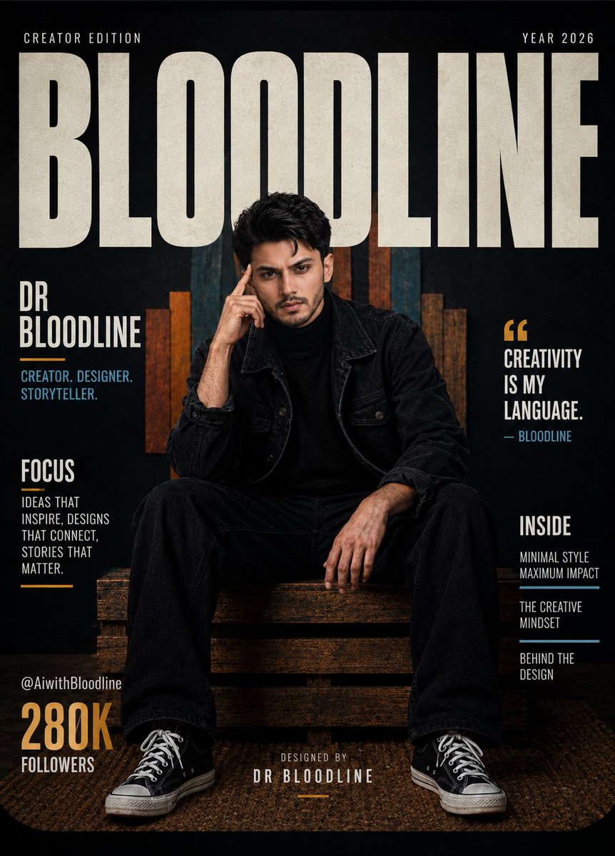 Fashion Editorial Magazine Cover — example output