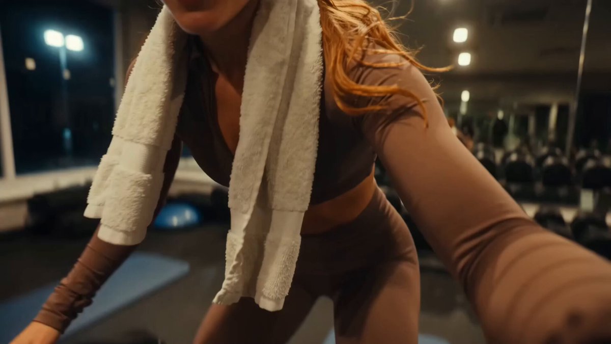 Analog Fitness Vlog Gym Diary — example output
