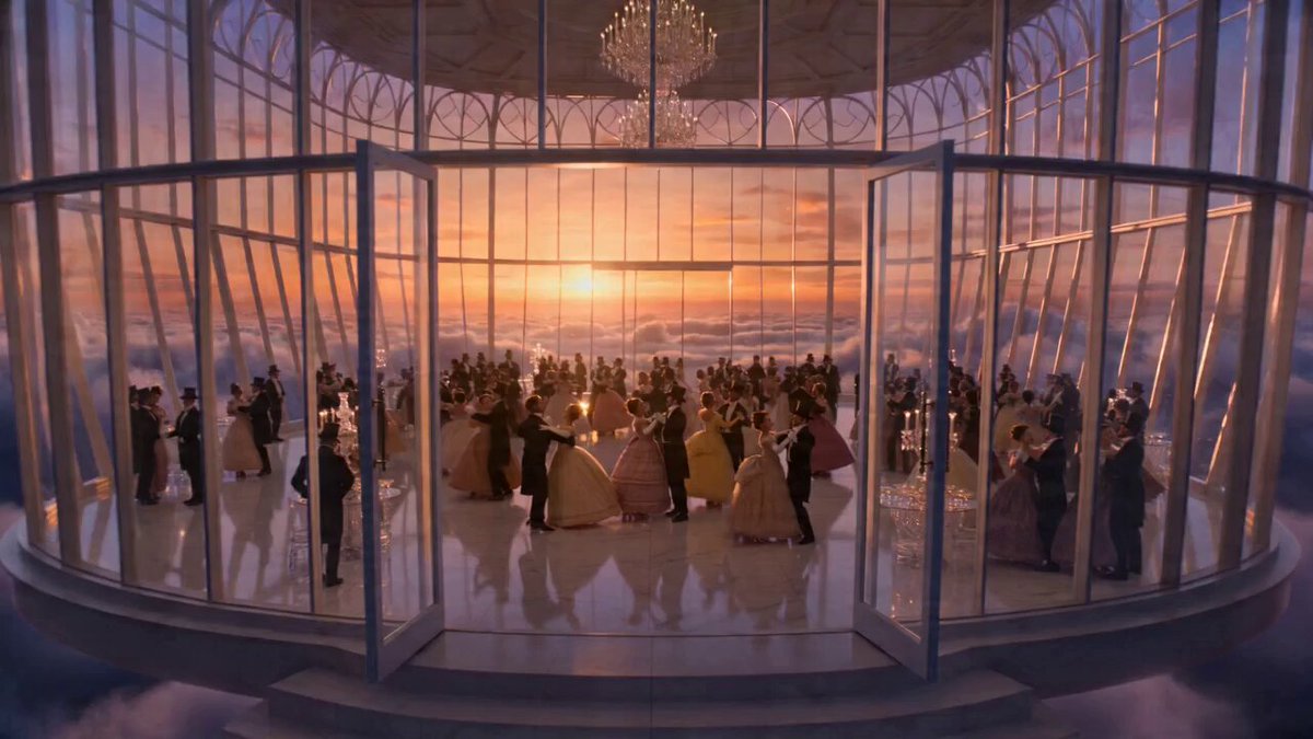 Floating Victorian Ballroom in the Clouds — example output