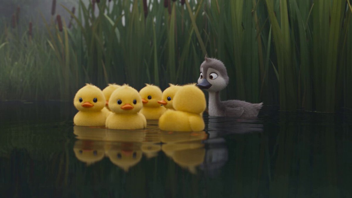 Fluffy Swan Storybook Animation — example output