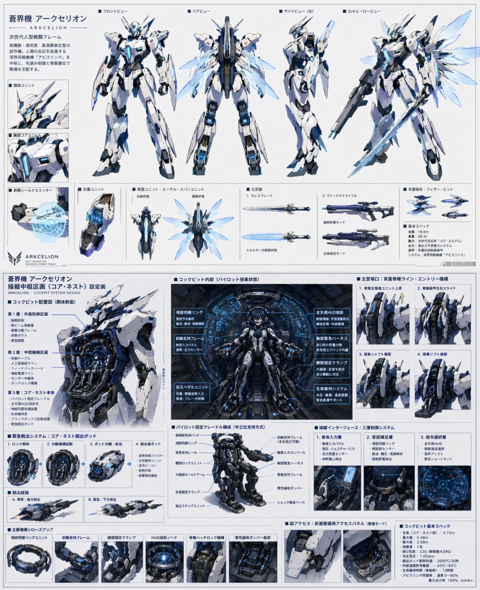 Mecha Protagonist Design — example output