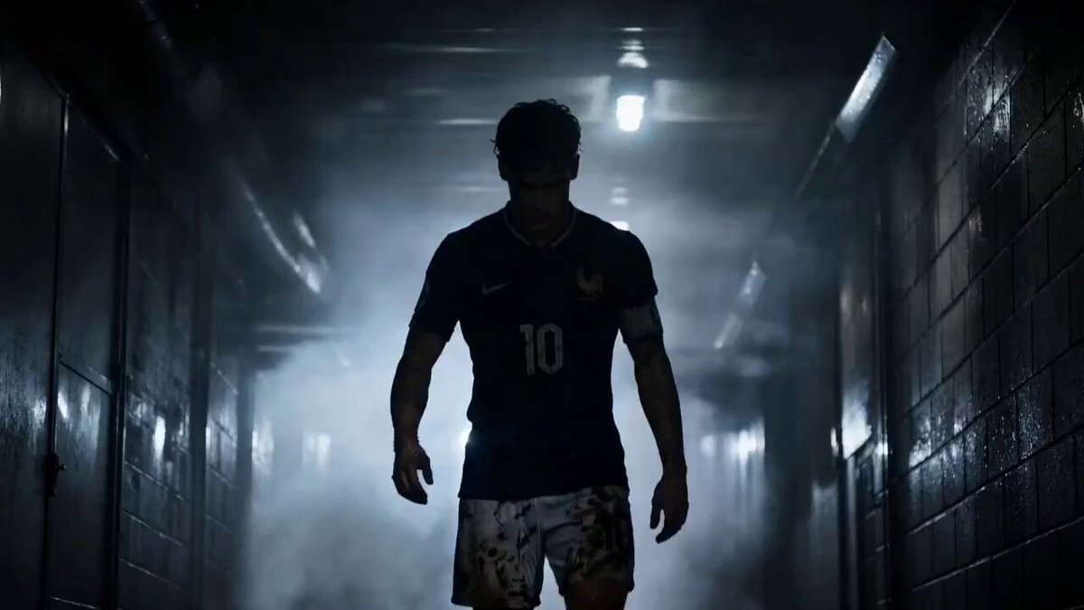 Futuristic World Cup Final Action — example output